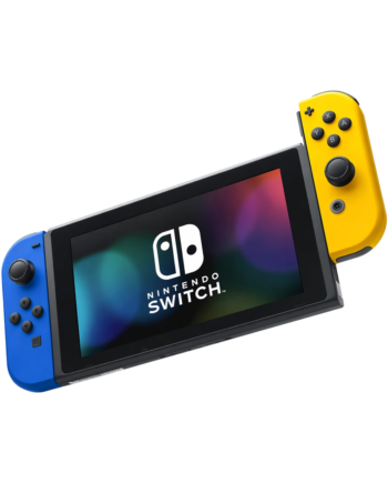 Brugt Nintendo Switch Blå  Gul Som
