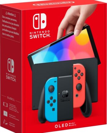 Nintendo Switch Konsol Oled Blå Rød