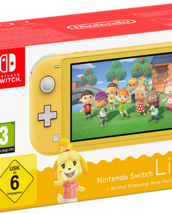 Nintendo Switch Lite Animal Crossing New Horizons Bundle Yellow
