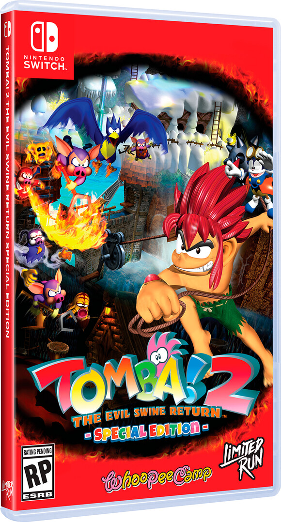 Tomba : The Evil Swine Return Remastered Limited Run Import Nintendo Switch