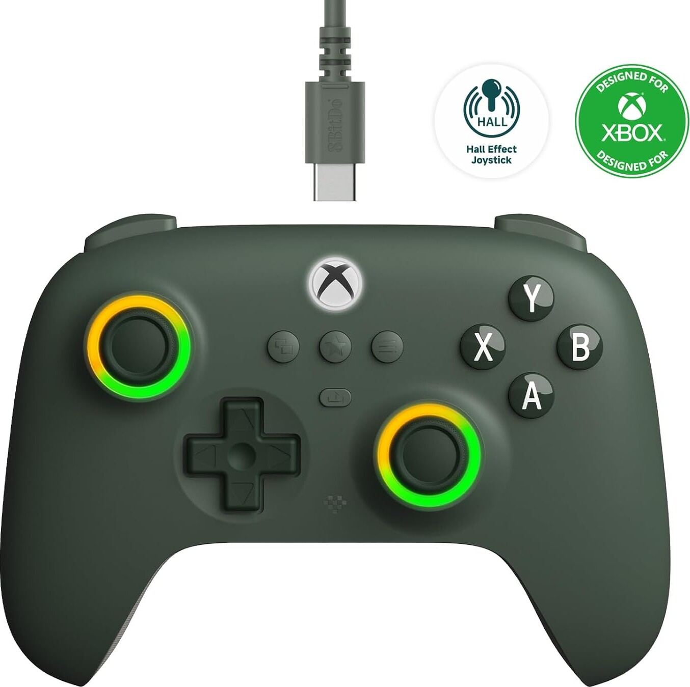 8bitdo Ultimate Wired Xbox Gamepad Dark Green