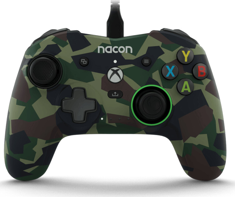 Nacon Pro Compact Controller Med Kabel Xbox One Forest Camo