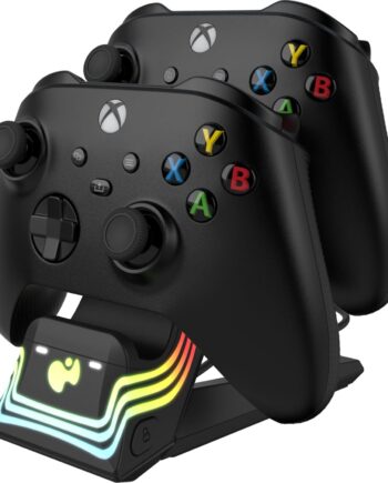 Pdp Afterglow Wave Dual Charger Black Xbox