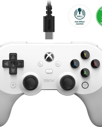 8bitdo Pro Wired Xbox Gamepad White