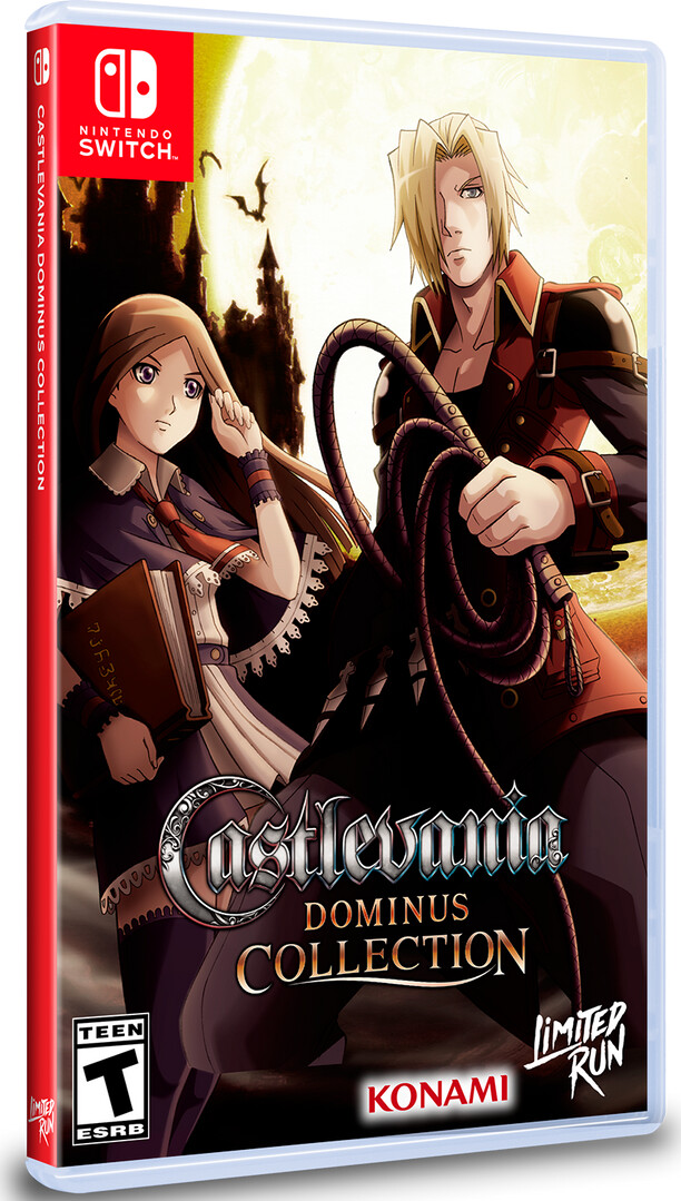 Castlevania Dominus Collection Portrait Cover Limited Run Nintendo Switch