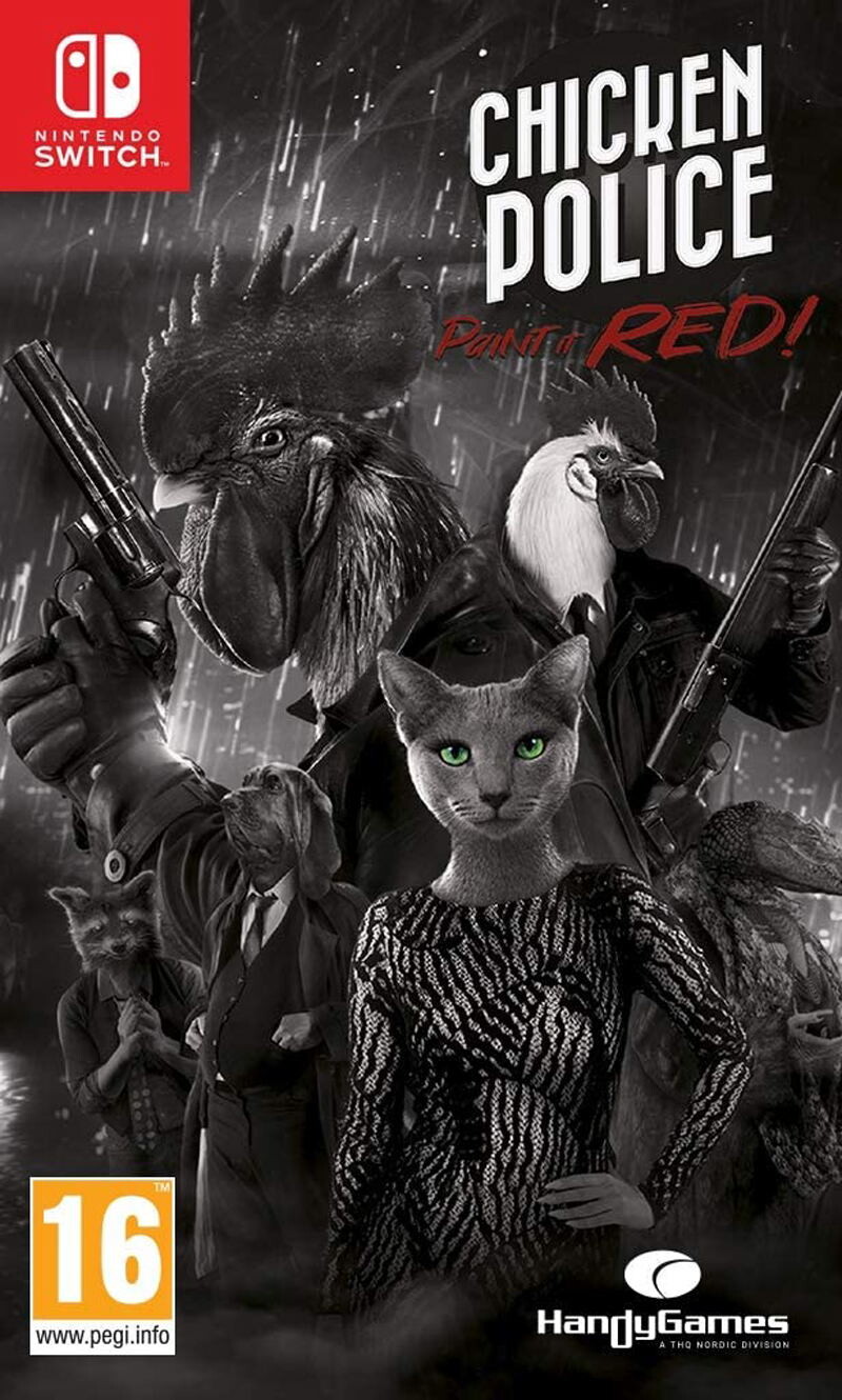 Chicken Police Paint Red Nintendo Switch
