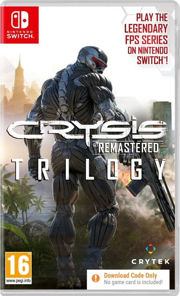 Crysis Remastered Trilogy Kode Boks Nintendo Switch