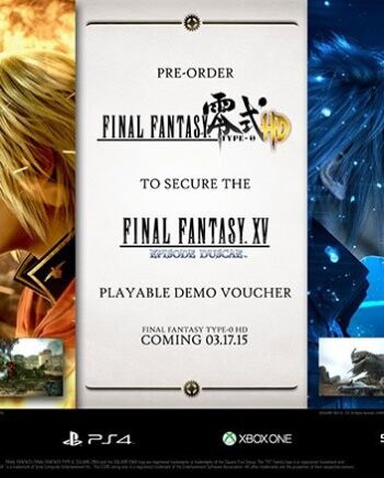 Final Fantasy Type Inc Final Fantasy Playable Demo Xbox One
