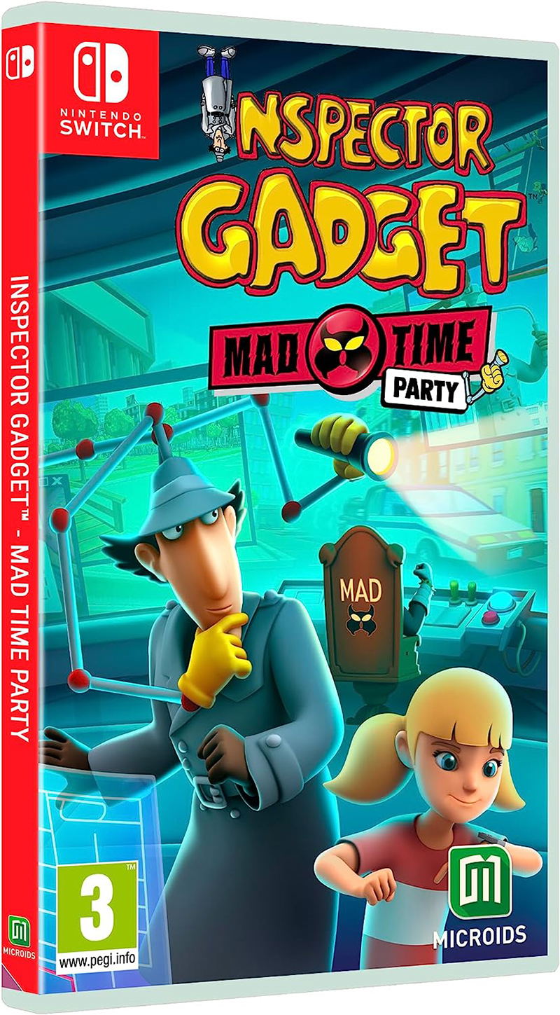 Inspector Gadget: Mad Time Party Kode Box Nintendo Switch Nintendo Switch Spil Geekd
