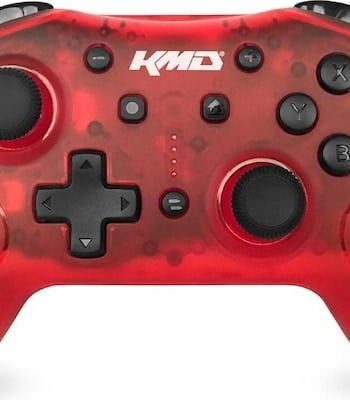 Kmd Trådløs Controller Til Nintendo Switch Pro Rød
