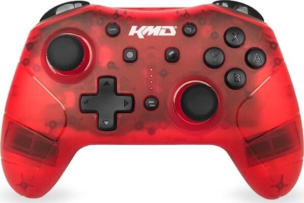 Kmd Trådløs Controller Til Nintendo Switch Pro Rød
