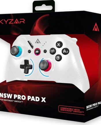 Kyzar Pro Pad Controller Til Nintendo Switch Hvid