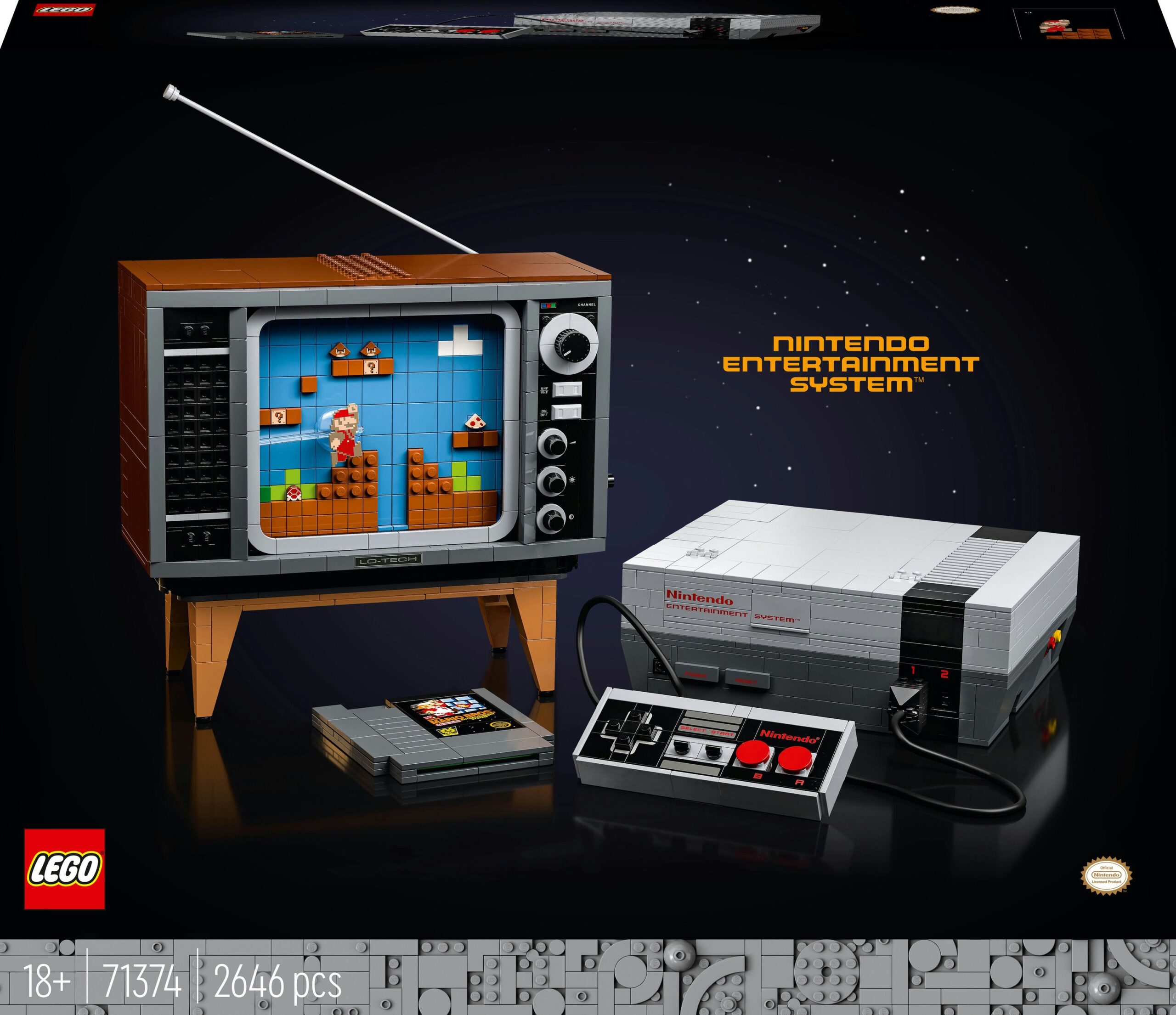 Lego Super Mario Nintendo Entertainment System 71374 Geekd