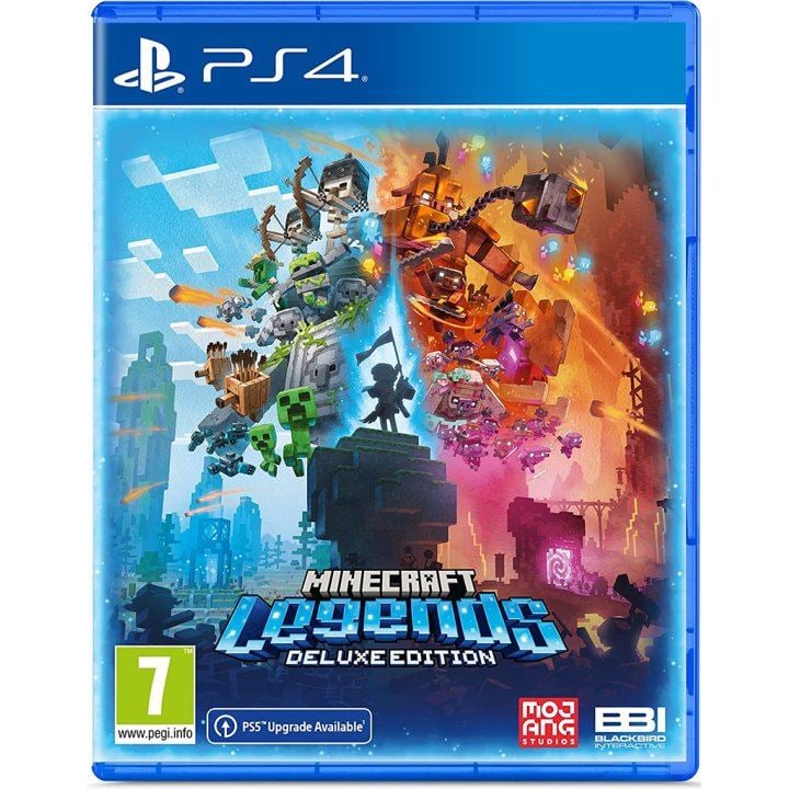 Minecraft Legends Deluxe Edition Playstation Ps4 Spil Geekd