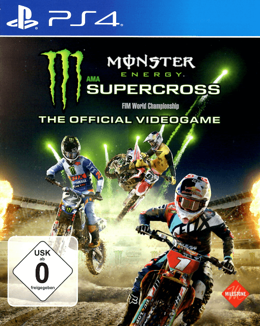 Monster Energy Supercross Racerspil Playstation Ps4 Spil Geekd