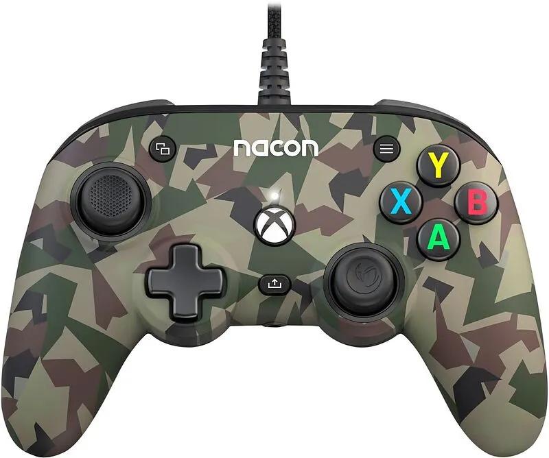 Nacon Pro Compact Kablet Controller Camo Grøn Xbox Series Konsol Geekd