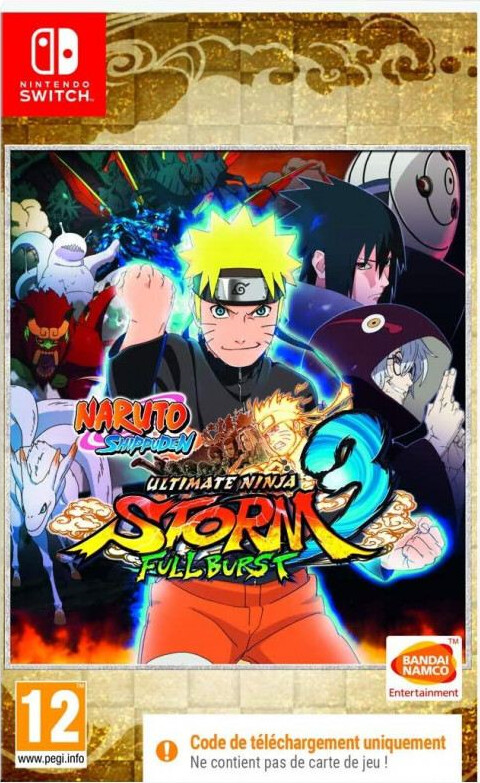 Naruto Ultimate Ninja Storm Full Burst Kode Boks Nintendo Switch