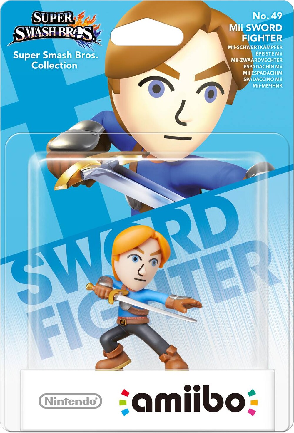 Nintendo Amiibo Super Smash Bros Figur Mii Sword Fighter