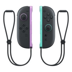 Nintendo Controller Sort Grøn Lilla