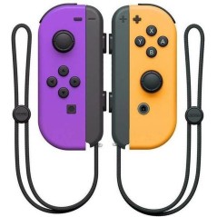 Nintendo Joy Con Controller Orange Lilla
