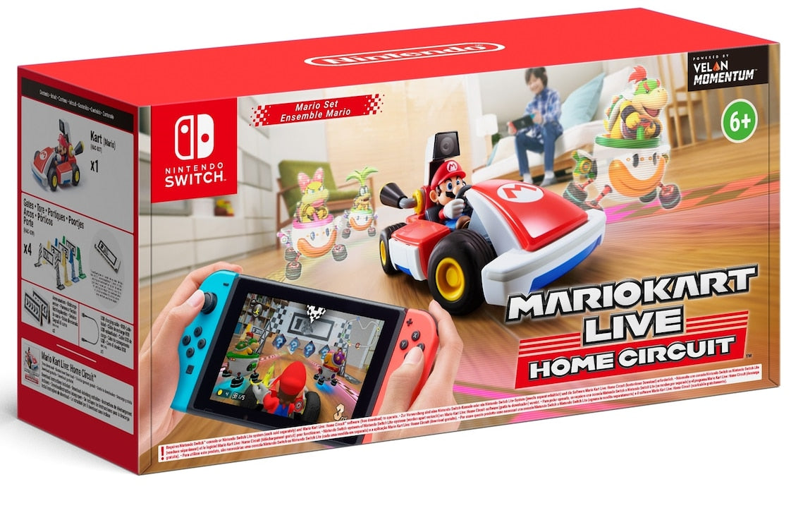 Nintendo Mario Kart Live: Home Circuit Mario Set Nintendo Switch Tilbehør Geekd