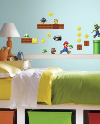 Nintendo Super Mario Build Scene Wallstickers