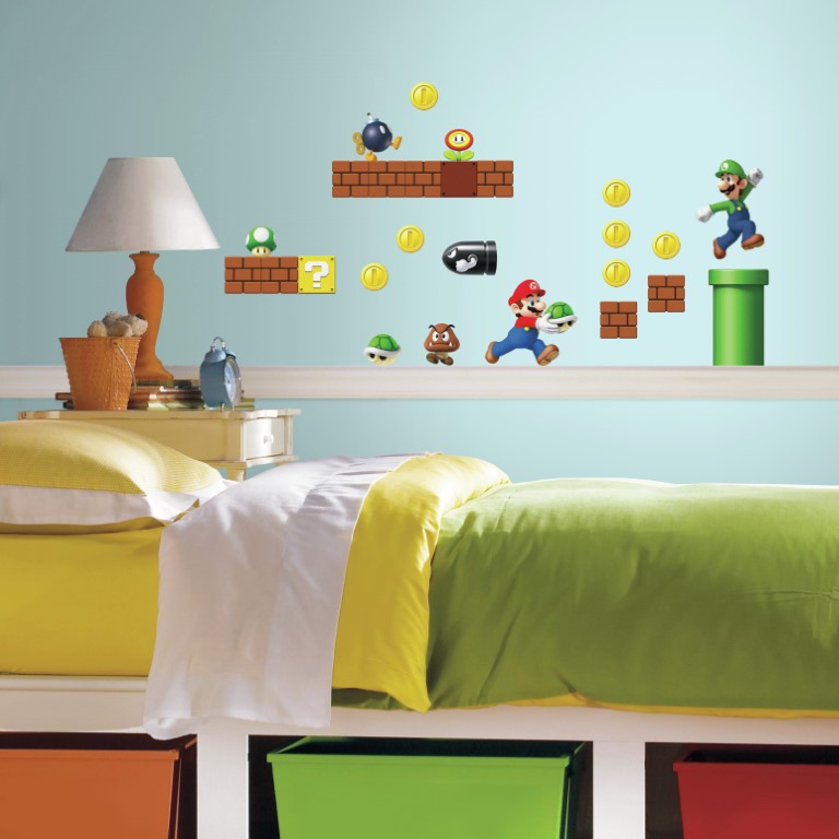 Nintendo Super Mario Build Scene Wallstickers