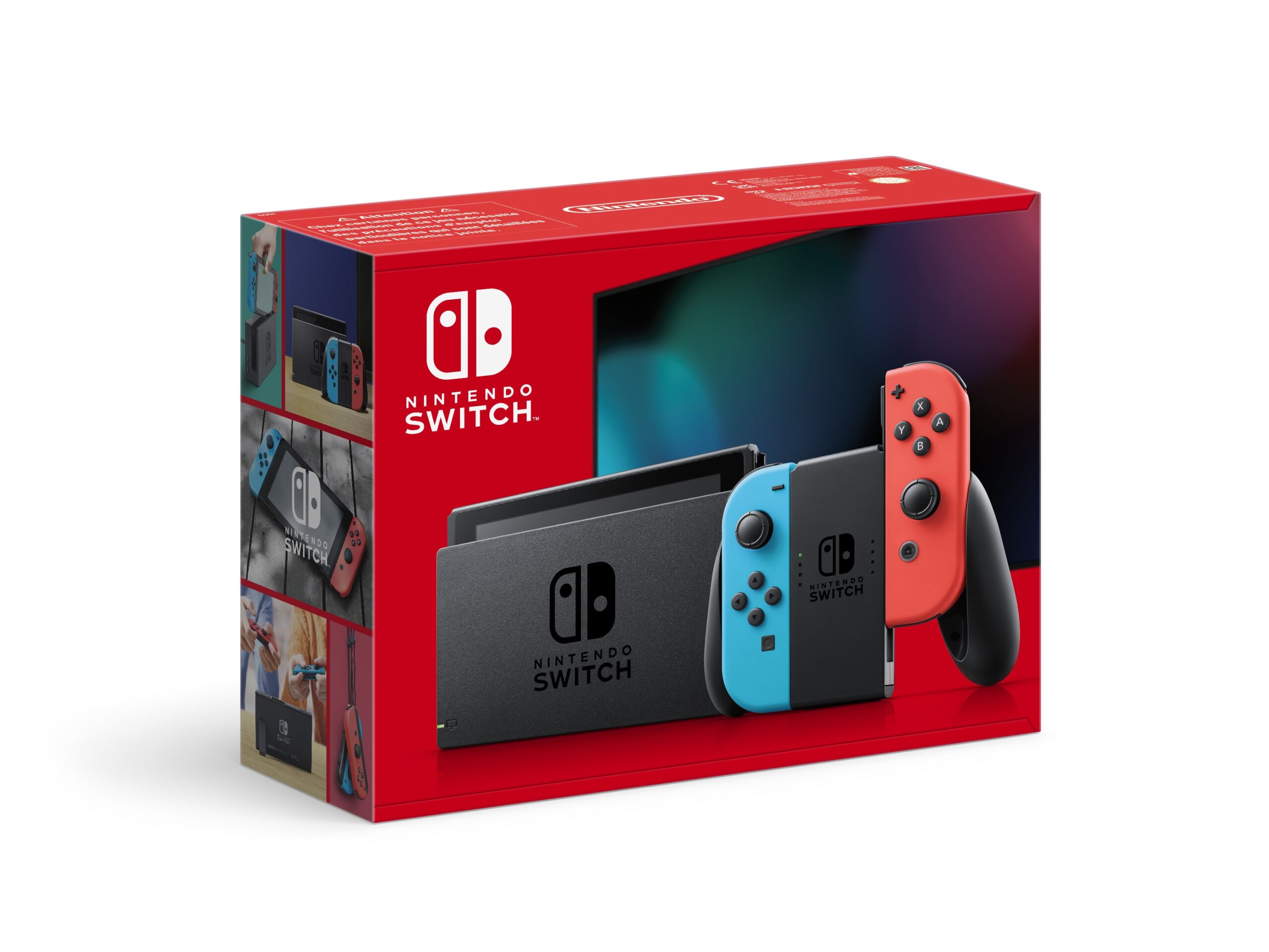 Nintendo Switch Console With Neon Red Neon Blue Joy Con Upgraded Version Konsol Geekd