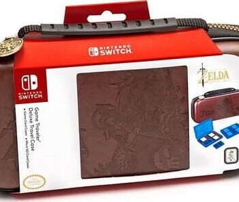 Nintendo Switch Deluxe Travel Case Zelda Brown