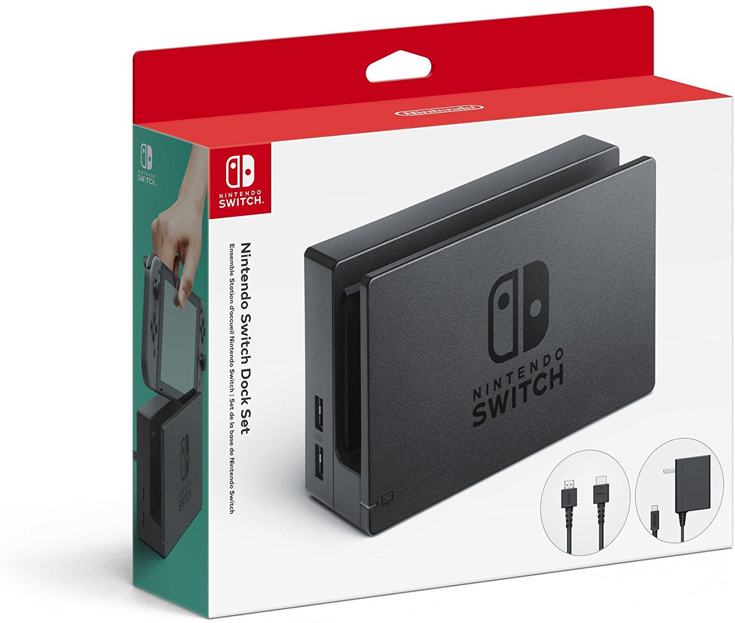 Nintendo Switch Dock Set Opladningssystem Oplader Geekd