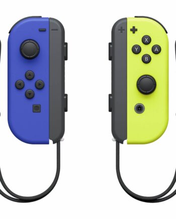 Nintendo Switch Joy Con Controller Pair Blå   Neon Gul Konsol Geekd