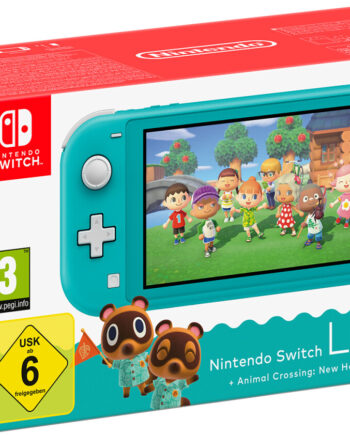 Nintendo Switch Lite Animal Crossing Bundle Turquoise