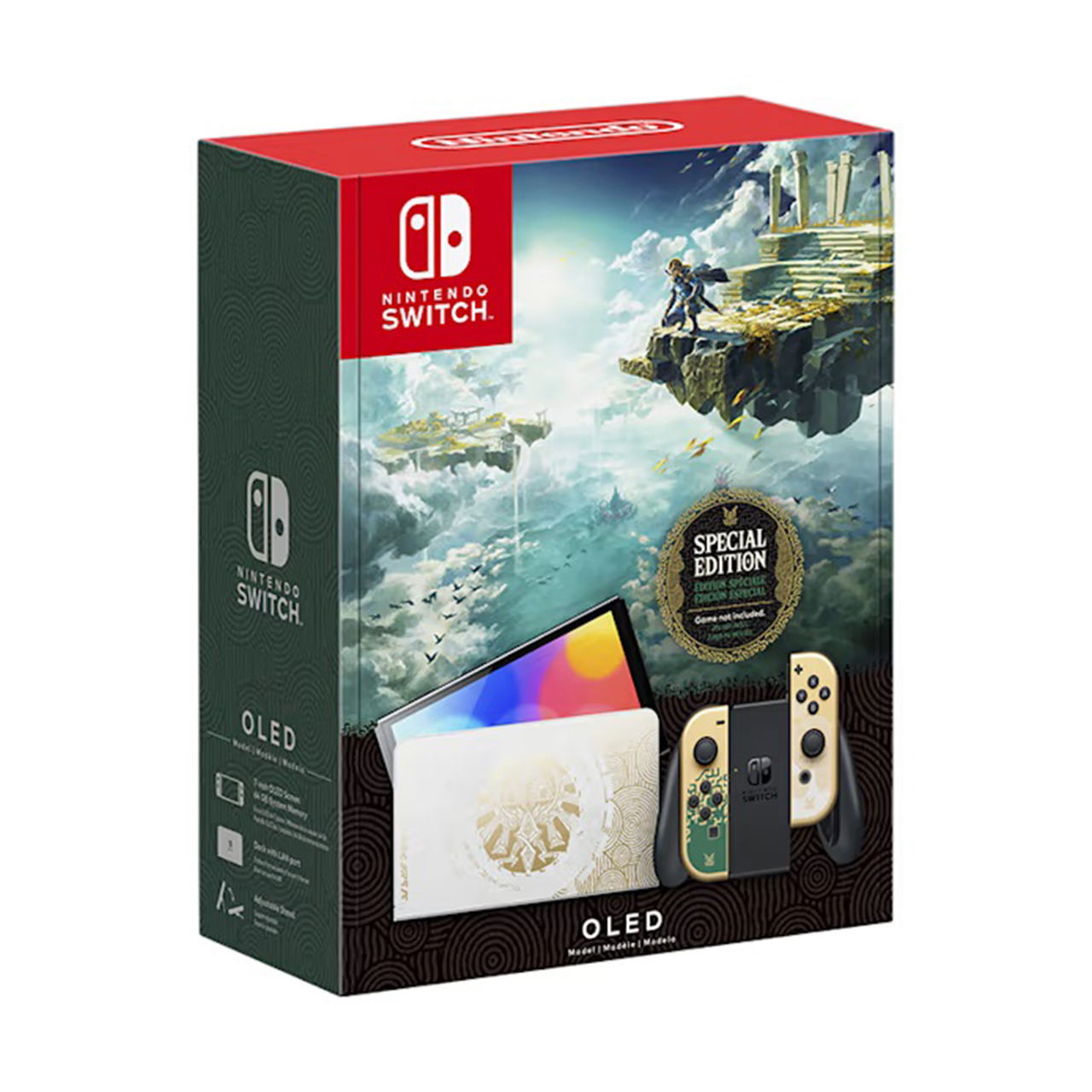 Nintendo Switch Oled Console The Legend Zelda: Tears The Kingdom Edition Video Games And Consoles Nintendo Switch Consoles Geekd