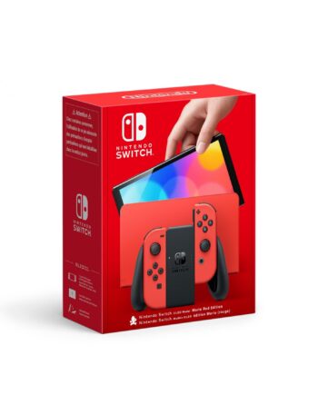Nintendo Switch Oled Konsol Model Mario Rød Edition Geekd