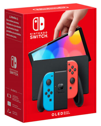 Nintendo Switch Oled Model Neon Red Neon Blue Konsol Geekd
