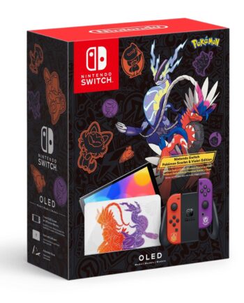 Nintendo Switch Oled Pokmon Scarlet   Violet Edition Nintendo Switch Spil Geekd