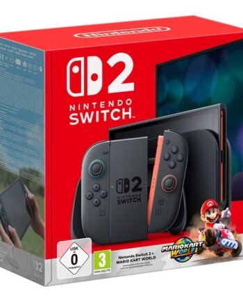 Nintendo Switch Sort Inkl Mario Kart World
