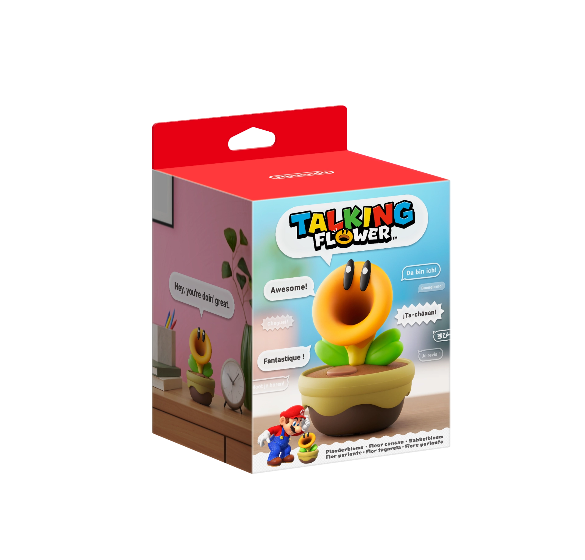 Nintendo Talende Blomst Super Mario Bros Wonder Figur Geekd