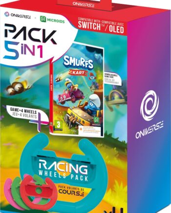 Oniverse Wheels  Smurfs Kart Kode Boks Nintendo Switch