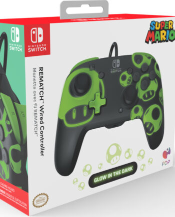 Pdp Nintendo Switch Controller Super Mario Glow The Dark