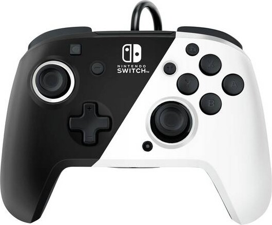 Pdp Nintendo Switch Faceoff Deluxe Audio Controller Sort Hvid