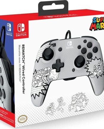 Pdp Rematch Controller Super Mario Grå