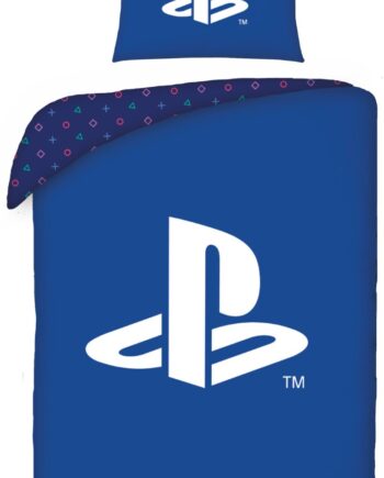 Playstation Blåt Sengetøj 100 Procent Bomuld