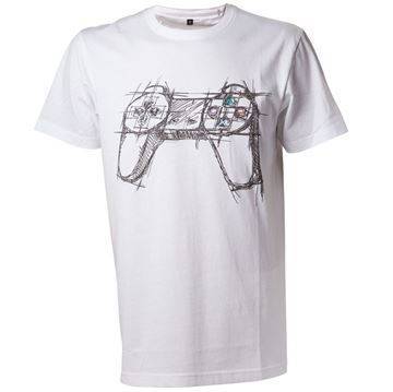 Playstation Controller White Shirt