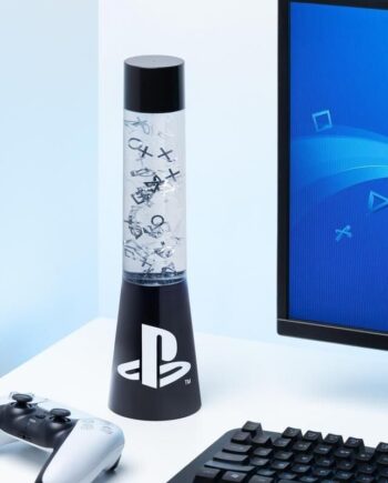 Playstation Flow Lava Lampe Med Ikoner