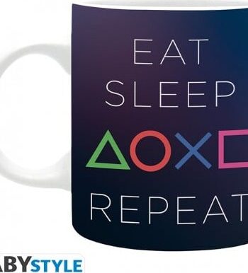 Playstation Mug 320 Eat Sleep Repeat