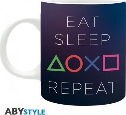 Playstation Mug 320 Eat Sleep Repeat