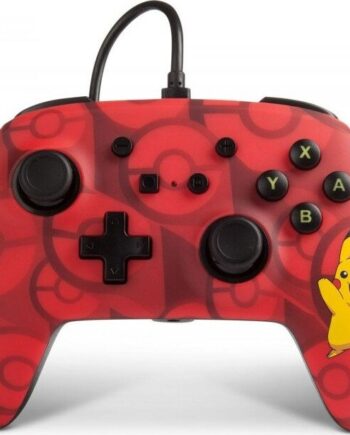 Power Nintendo Switch Controller Pikachu Rød