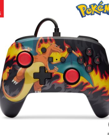 Powera Enhanced Wired Controller Charizard Firestorm Nintendo Switch