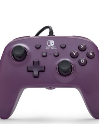 Powera Enhanced Wired Controller For Nintendo Switch Galaxy Purple